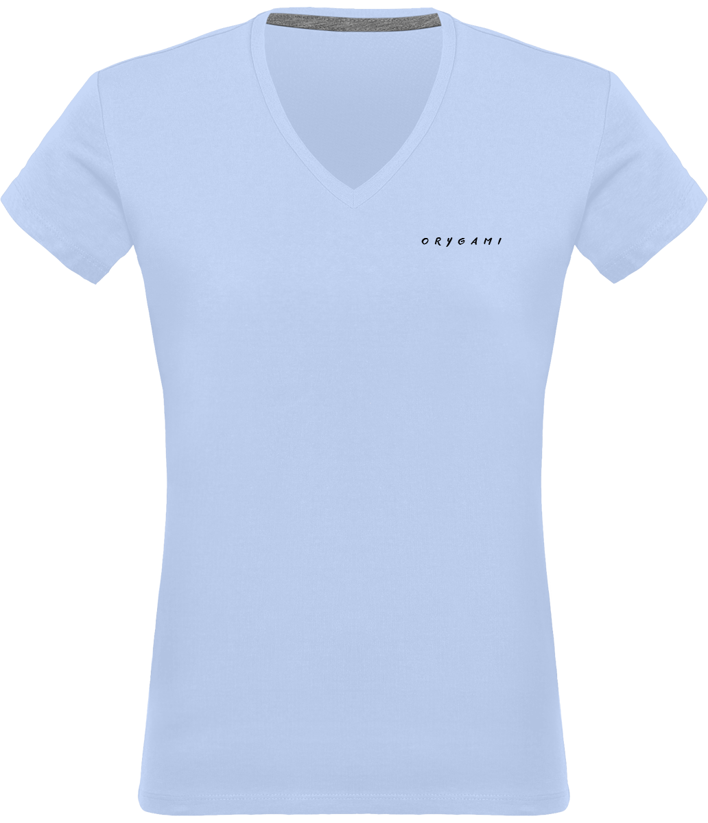 T-shirt Col V Femme