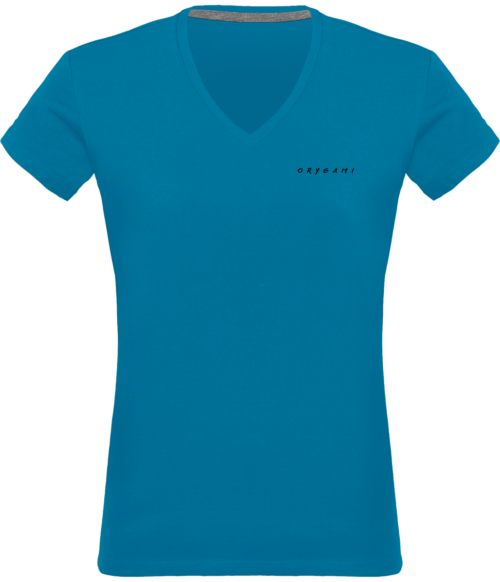 T-shirt Col V Femme