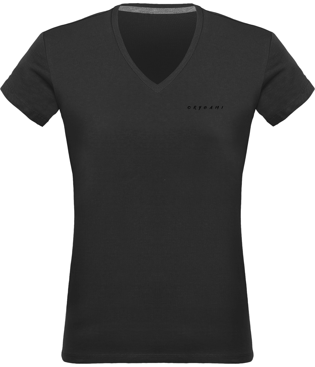 T-shirt Col V Femme