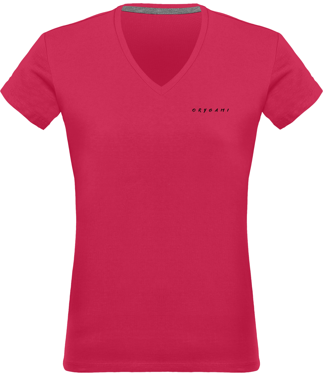 T-shirt Col V Femme