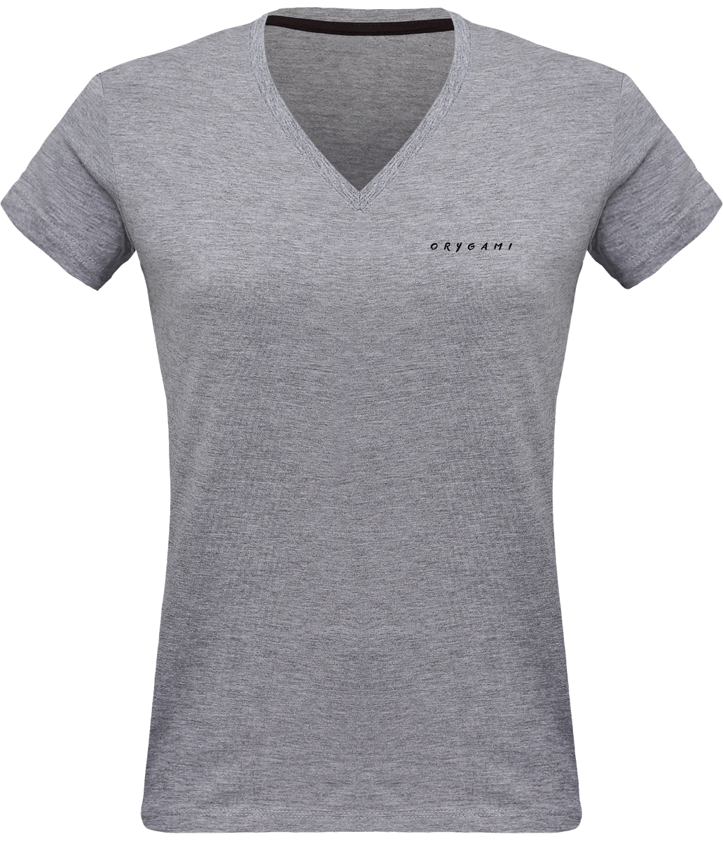 T-shirt Col V Femme