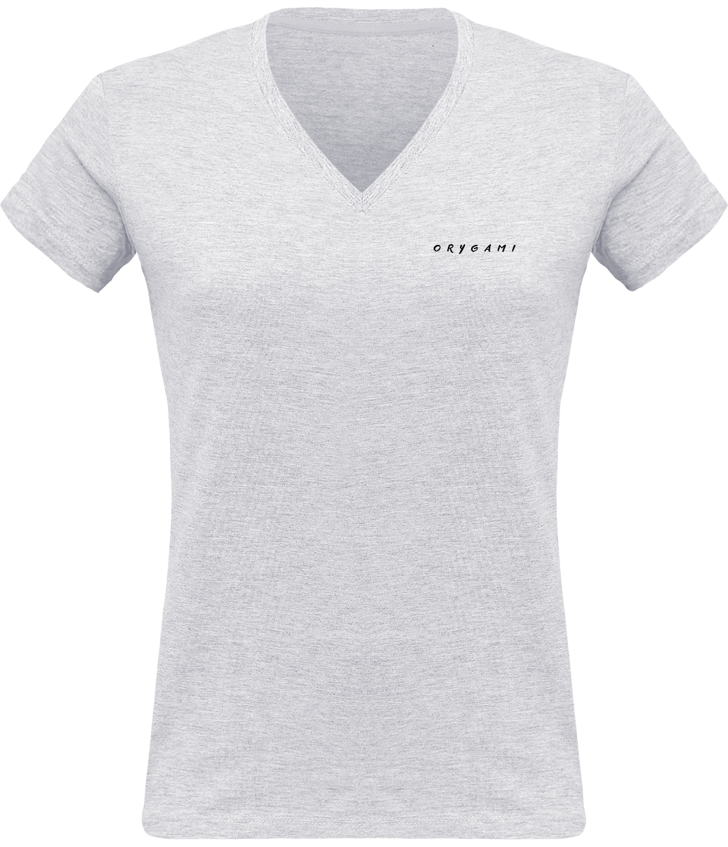 T-shirt Col V Femme