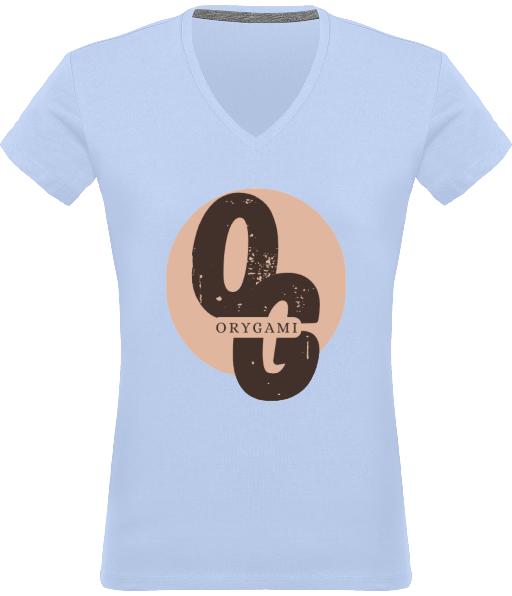 T-shirt Col V femme
