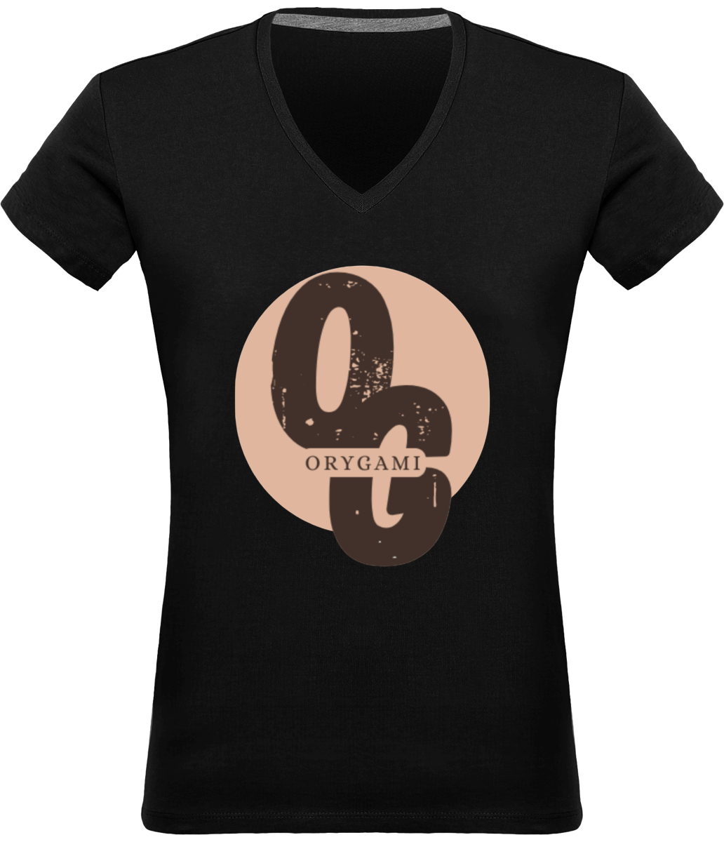 T-shirt Col V femme