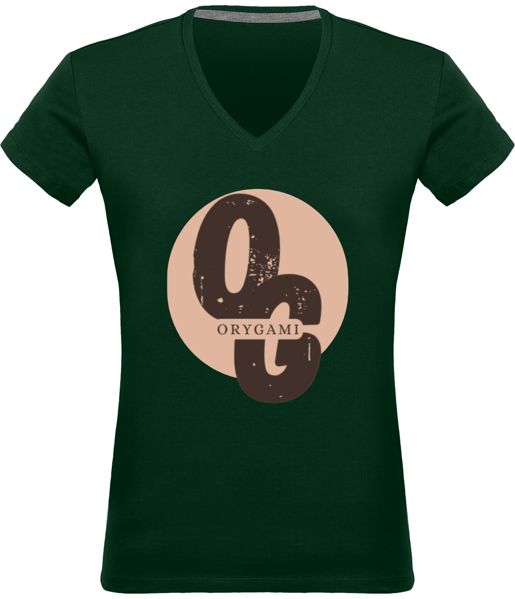 T-shirt Col V femme