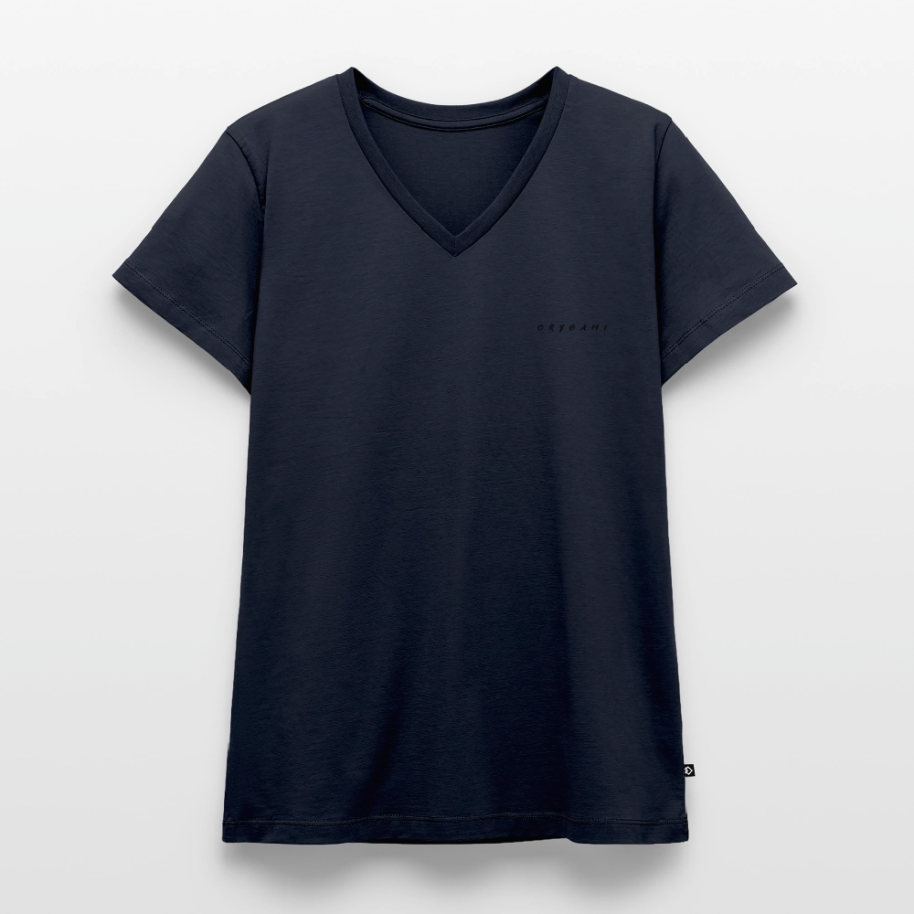 Women's Organic V-Neck T-Shirt by Stanley & Stella - navy