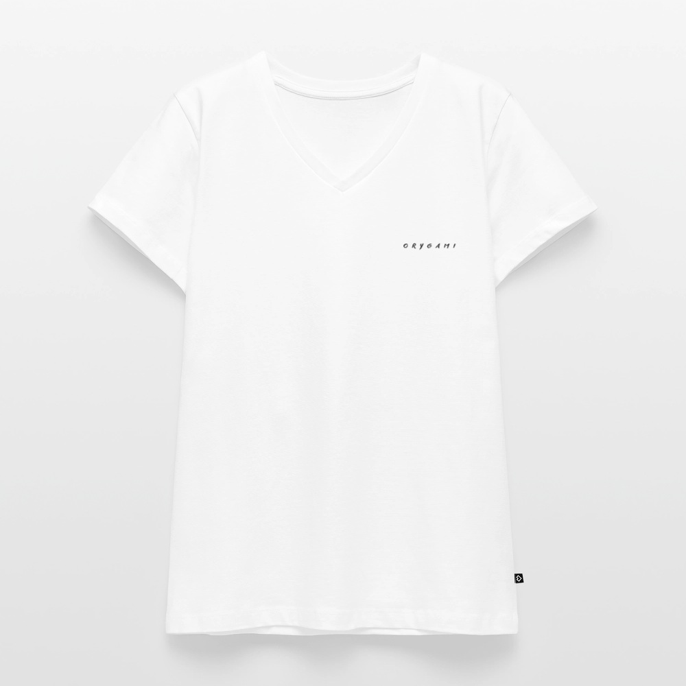 Women's Organic V-Neck T-Shirt by Stanley & Stella - white